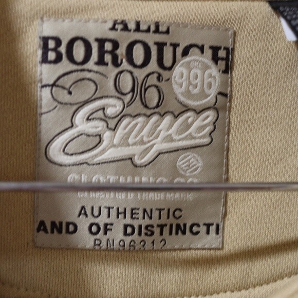 Enyce Tan & Cream Streetwear Full Zip Track Jacket Y2K HipHop Jacket 4X - Picture 8 of 14